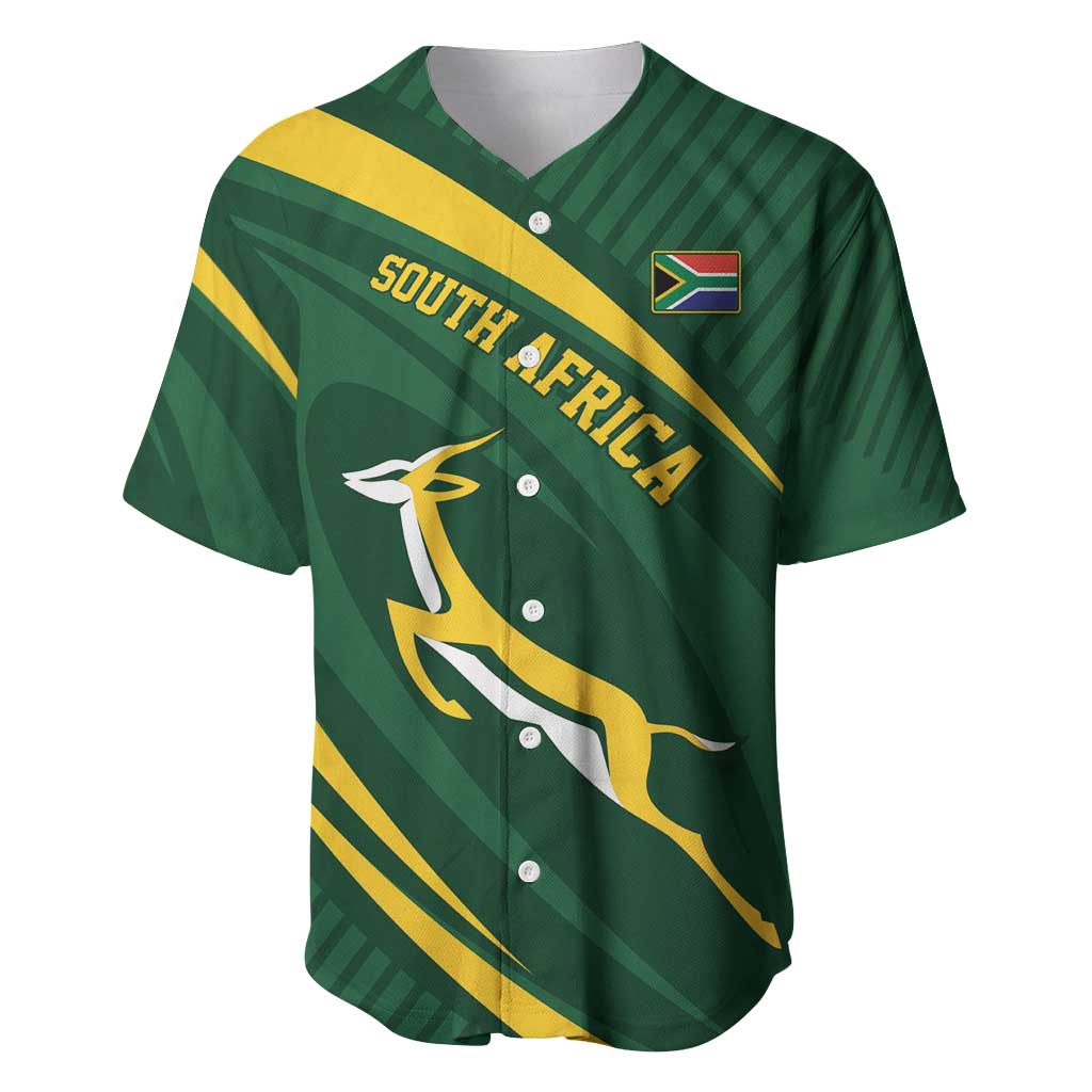 Personalized South Africa Bokke Baseball Jersey Minimalism Style