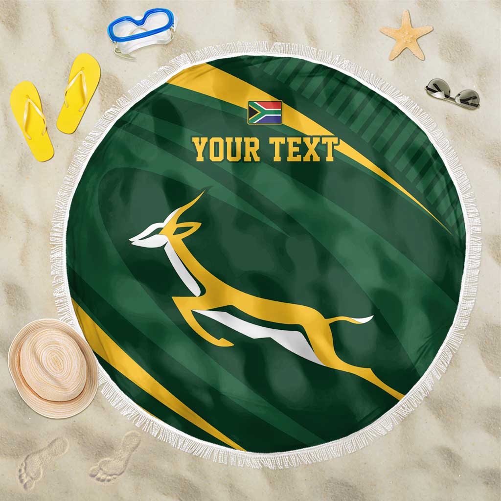 Personalized South Africa Bokke Beach Blanket Minimalism Style