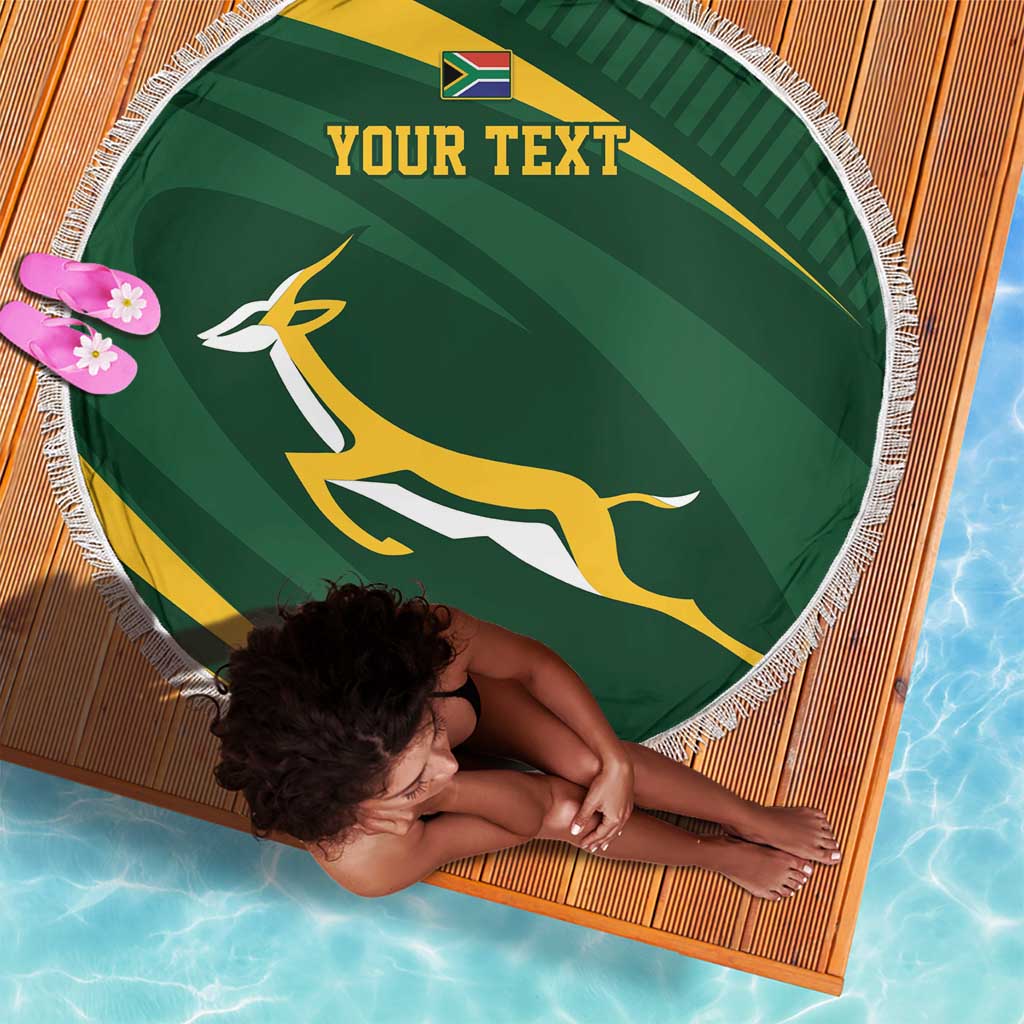 Personalized South Africa Bokke Beach Blanket Minimalism Style