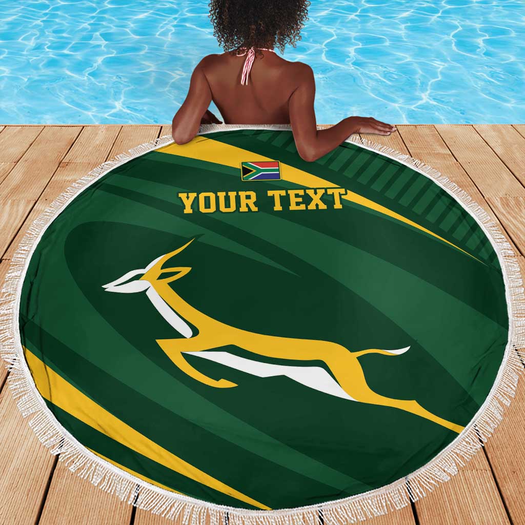 Personalized South Africa Bokke Beach Blanket Minimalism Style