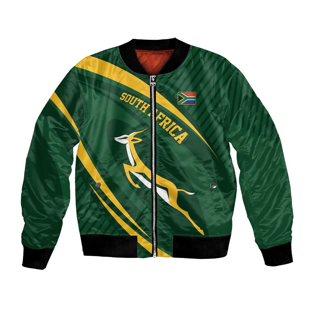 Personalized South Africa Bokke Bomber Jacket Minimalism Style