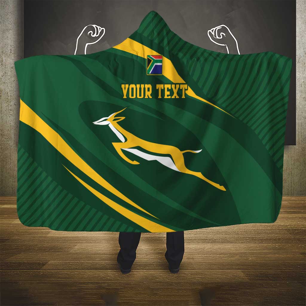 Personalized South Africa Bokke Hooded Blanket Minimalism Style