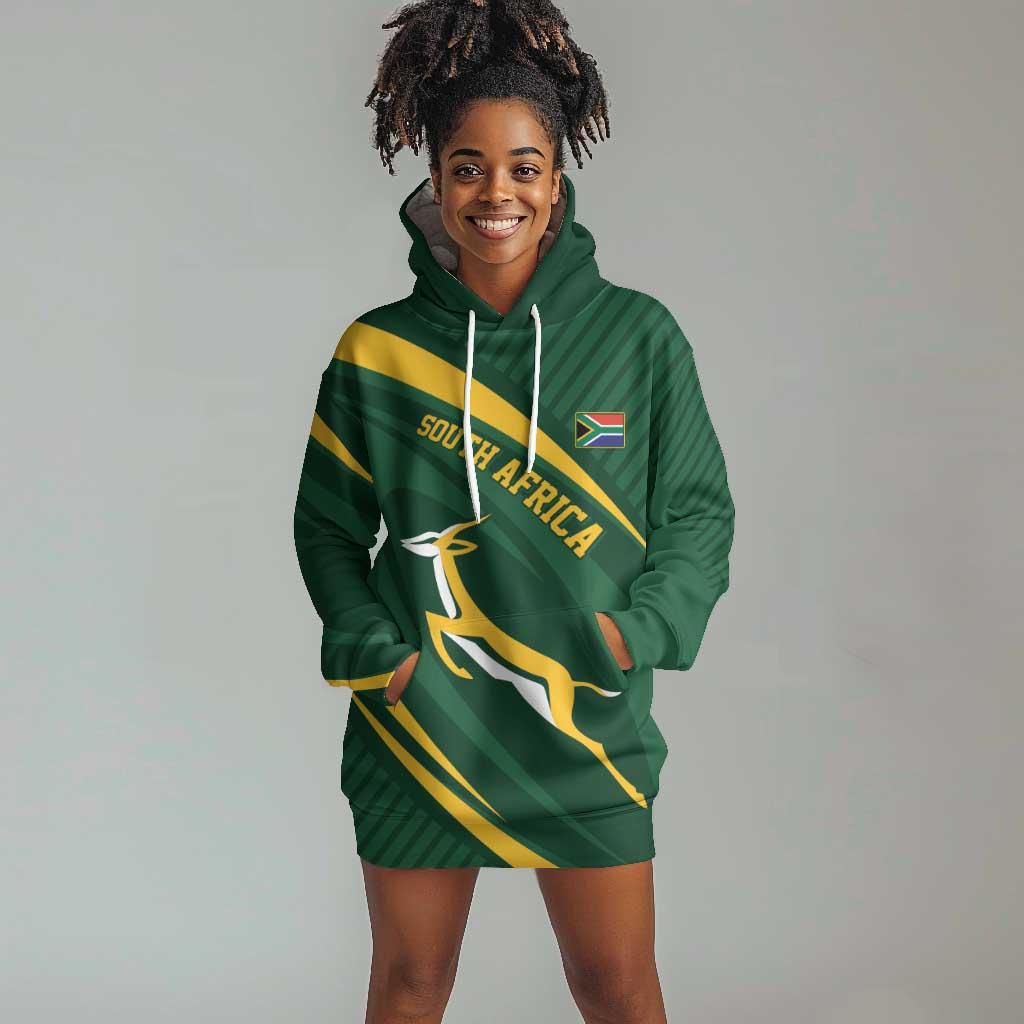 Personalized South Africa Bokke Hoodie Dress Minimalism Style