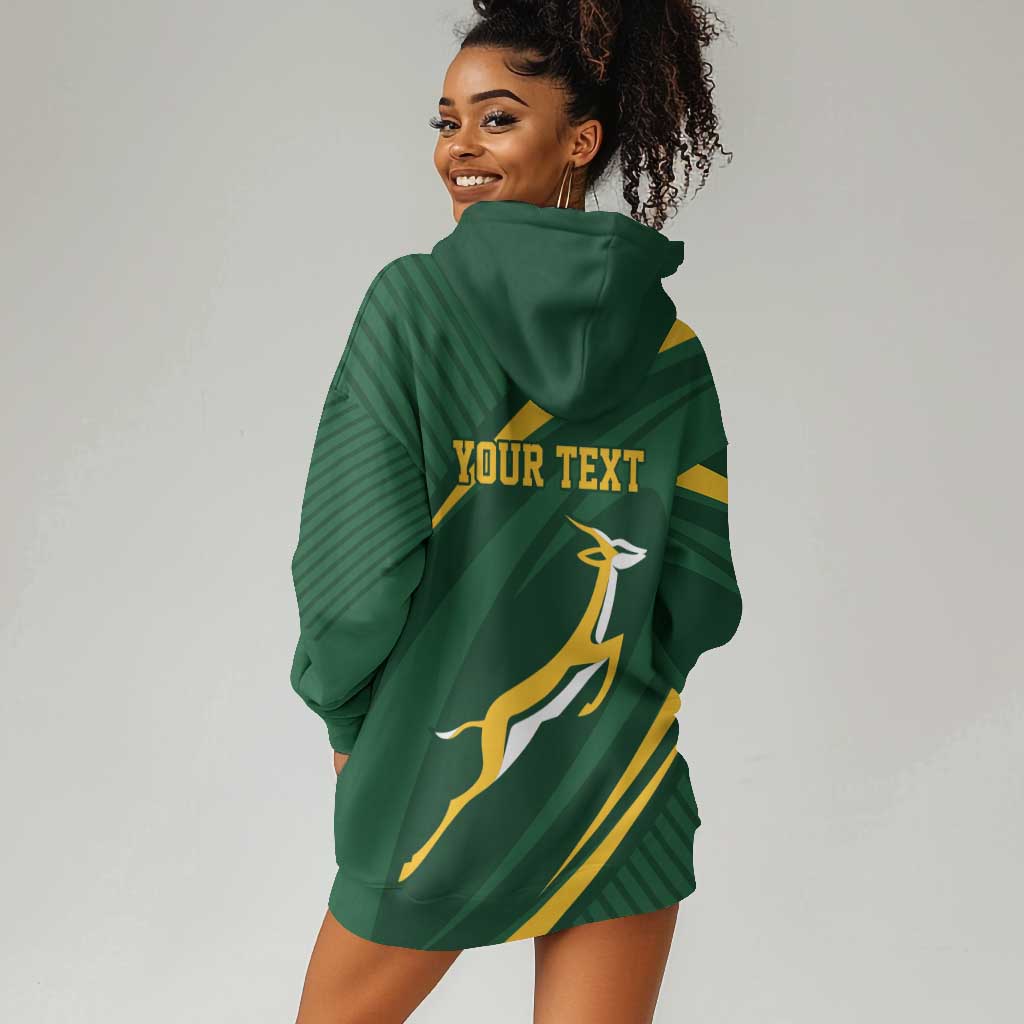 Personalized South Africa Bokke Hoodie Dress Minimalism Style