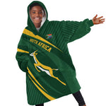 Personalized South Africa Bokke Kid Wearable Blanket Hoodie Minimalism Style