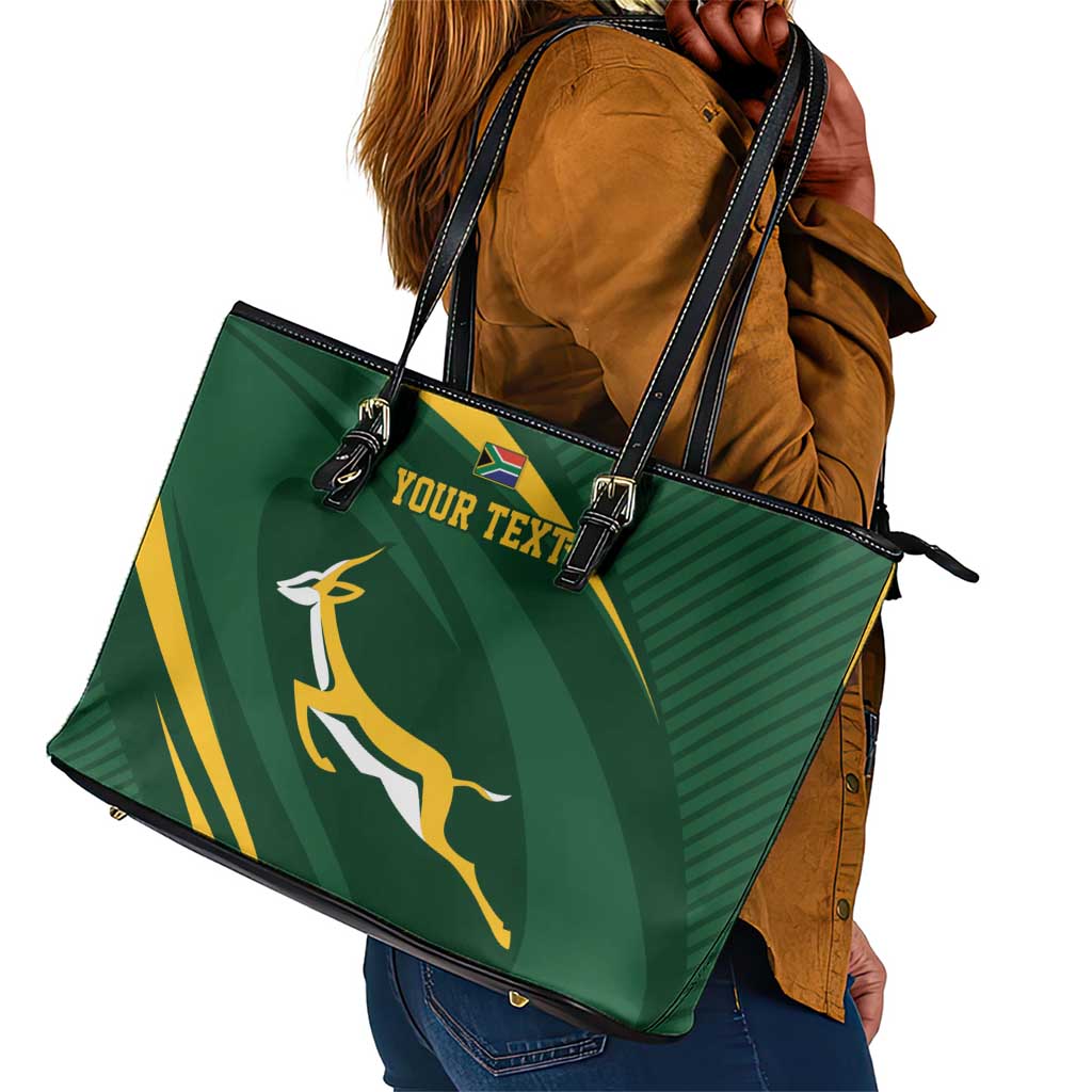Personalized South Africa Bokke Leather Tote Bag Minimalism Style