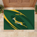 Personalized South Africa Bokke Rubber Doormat Minimalism Style