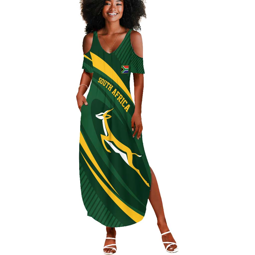 Personalized South Africa Bokke Summer Maxi Dress Minimalism Style