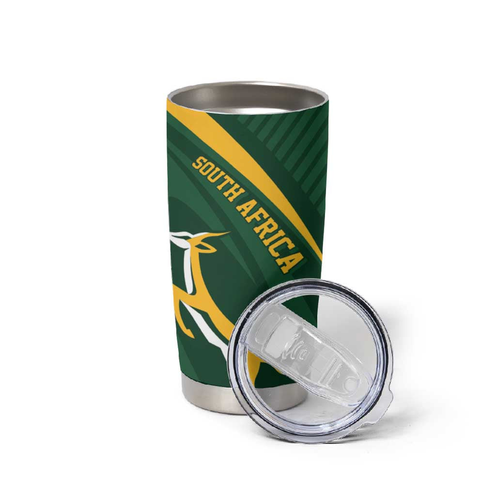 Personalized South Africa Bokke Tumbler Cup Minimalism Style