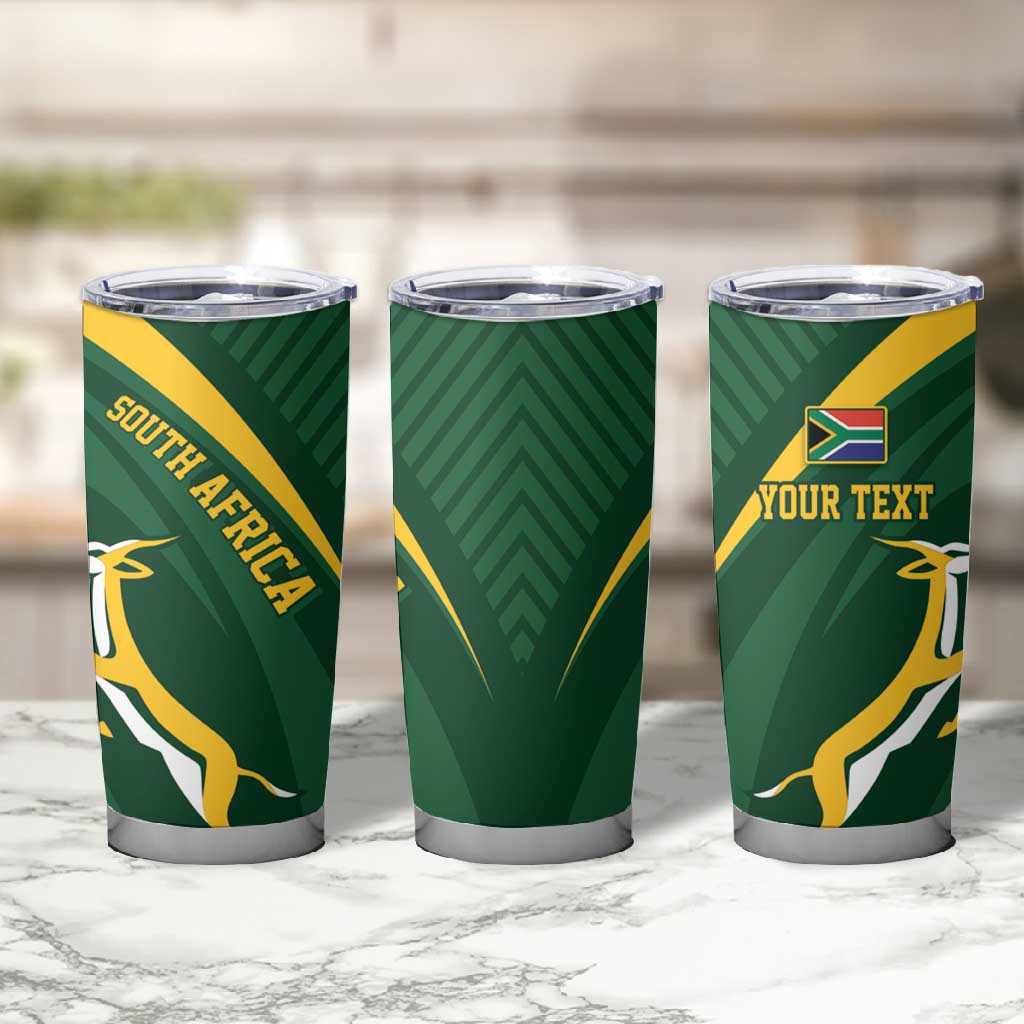 Personalized South Africa Bokke Tumbler Cup Minimalism Style