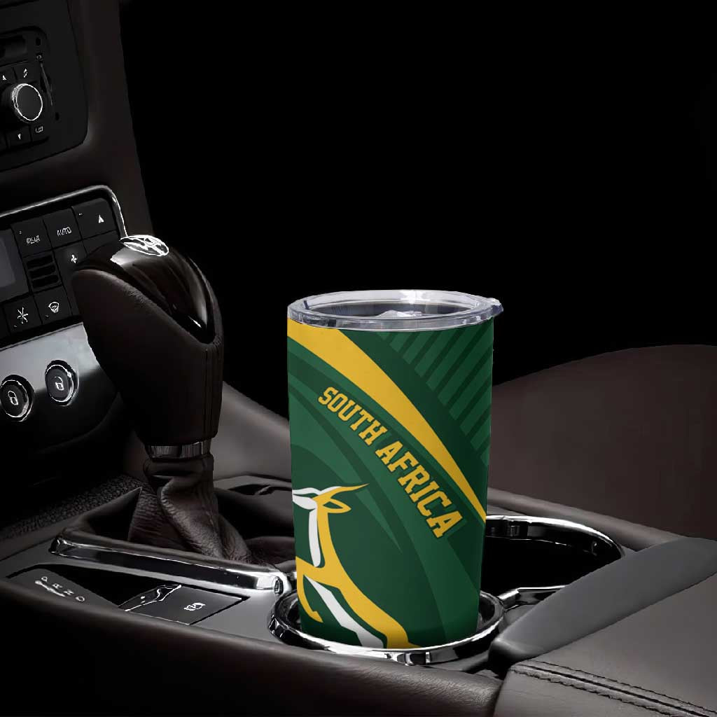 Personalized South Africa Bokke Tumbler Cup Minimalism Style