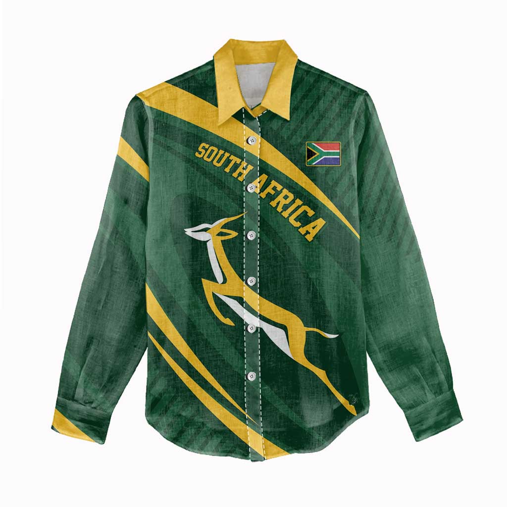 Personalized South Africa Bokke Women Casual Shirt Minimalism Style