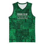 Nigeria Yoruba Adire Patterns Basketball Jersey Proud To Be Naija - African Pride