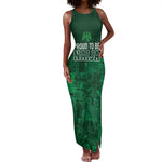 Nigeria Yoruba Adire Patterns Tank Maxi Dress Proud To Be Naija