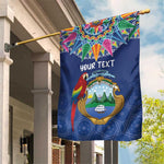 Pura Vida Costa Rica Personalized Garden Flag Oxcart Ornate Inspired - African Pride