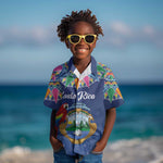 Pura Vida Costa Rica Personalized Kid Hawaiian Shirt Oxcart Ornate Inspired - African Pride