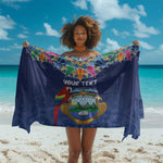 Pura Vida Costa Rica Personalized Sarong Oxcart Ornate Inspired - African Pride