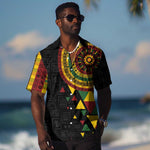 Personalized Adinkra Afro-Akan Culture Hawaiian Shirt Afrikan Colors