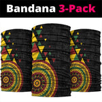 Adinkra Afro-Akan Culture Neck Gaiter Afrikan Colors - African Pride