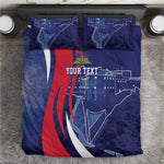 Personalized Haiti Citadelle Laferrière Bedding Set Grunge Style