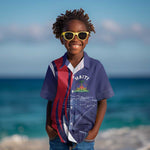 Personalized Haiti Citadelle Laferrière Kid Hawaiian Shirt Grunge Style