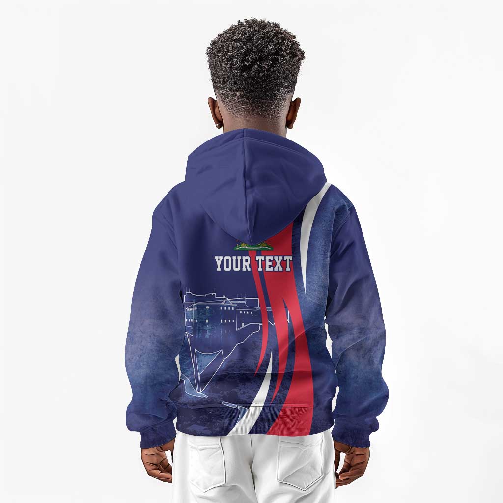 Personalized Haiti Citadelle Laferrière Kid Hoodie Grunge Style
