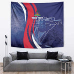 Personalized Haiti Citadelle Laferrière Tapestry Grunge Style