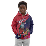 Haiti Personalized Kid Hoodie Hispaniolan Trogon Tropical Vibes