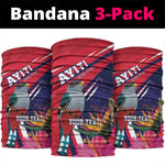 Haiti Personalized Neck Gaiter Hispaniolan Trogon Tropical Vibes LT7