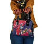 Haiti Personalized Shoulder Handbag Hispaniolan Trogon Tropical Vibes
