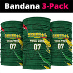 Custom Senegal Football Neck Gaiter Nations Cup 2024 Téranga Lions LT7