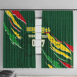 Custom Senegal Football Window Curtain Nations Cup 2024 Téranga Lions