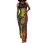 Reggae King Marley Tank Maxi Dress Typeset Grunge Style
