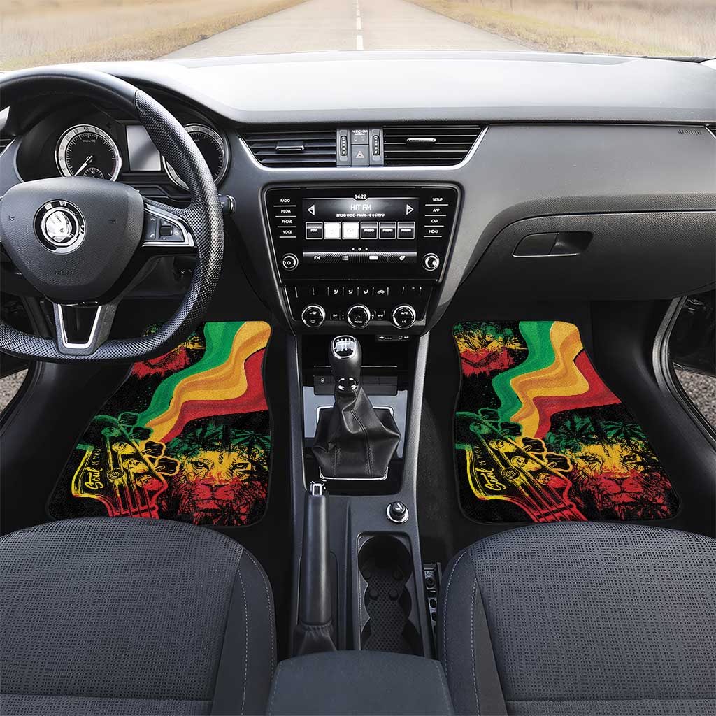 Reggae Day Car Mats One Love One Heart