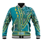 Dashiki Baseball Jacket Luxury Afro - Teal LT7