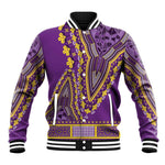 Dashiki Baseball Jacket Luxury Afro - Violet LT7