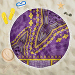 Dashiki Beach Blanket Luxury Afro - Violet