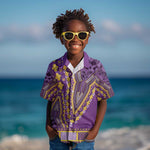Dashiki Kid Hawaiian Shirt Luxury Afro - Violet