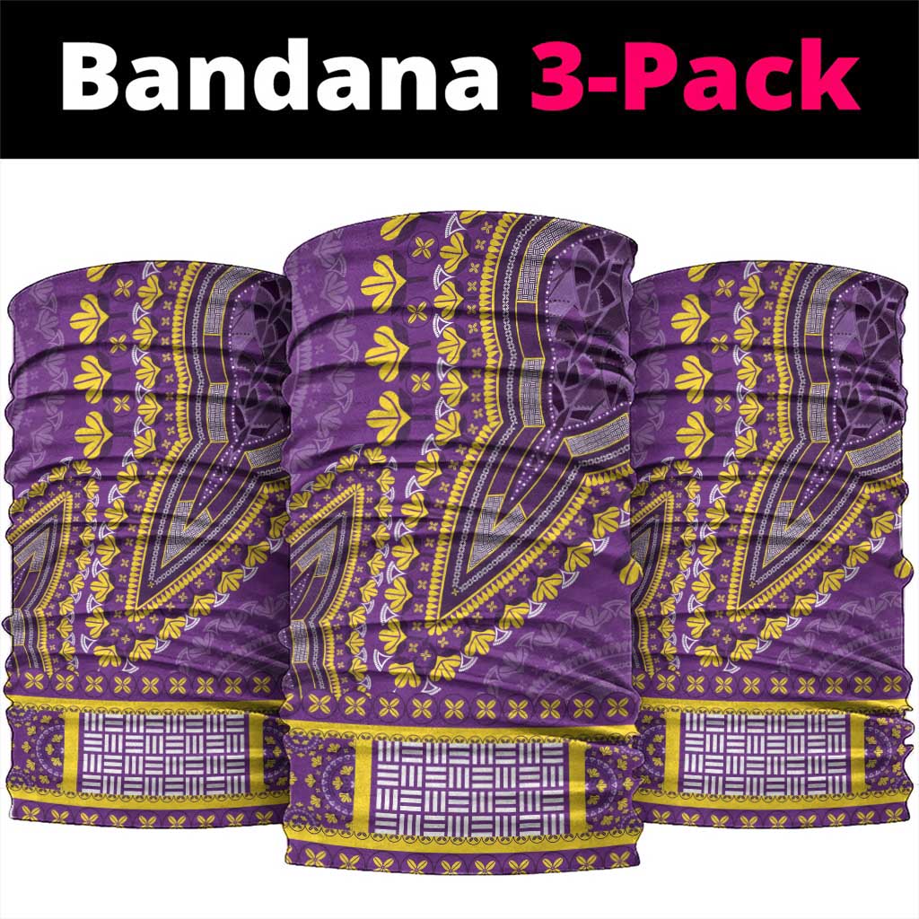 Dashiki Neck Gaiter Luxury Afro - Violet LT7