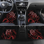Kenya Personalized Lion Car Mats Stylized Maasai Shield - African Pride