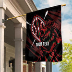 Kenya Personalized Lion Garden Flag Stylized Maasai Shield - African Pride