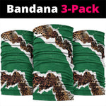 Kenya Neck Gaiter Mix Animal Skin Pattern Grunge Style - African Pride