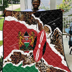 Kenya Quilt Mix Animal Skin Pattern Grunge Style - African Pride