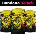Reggae Soul B.Marley Personalized Neck Gaiter Tropical Grunge LT7