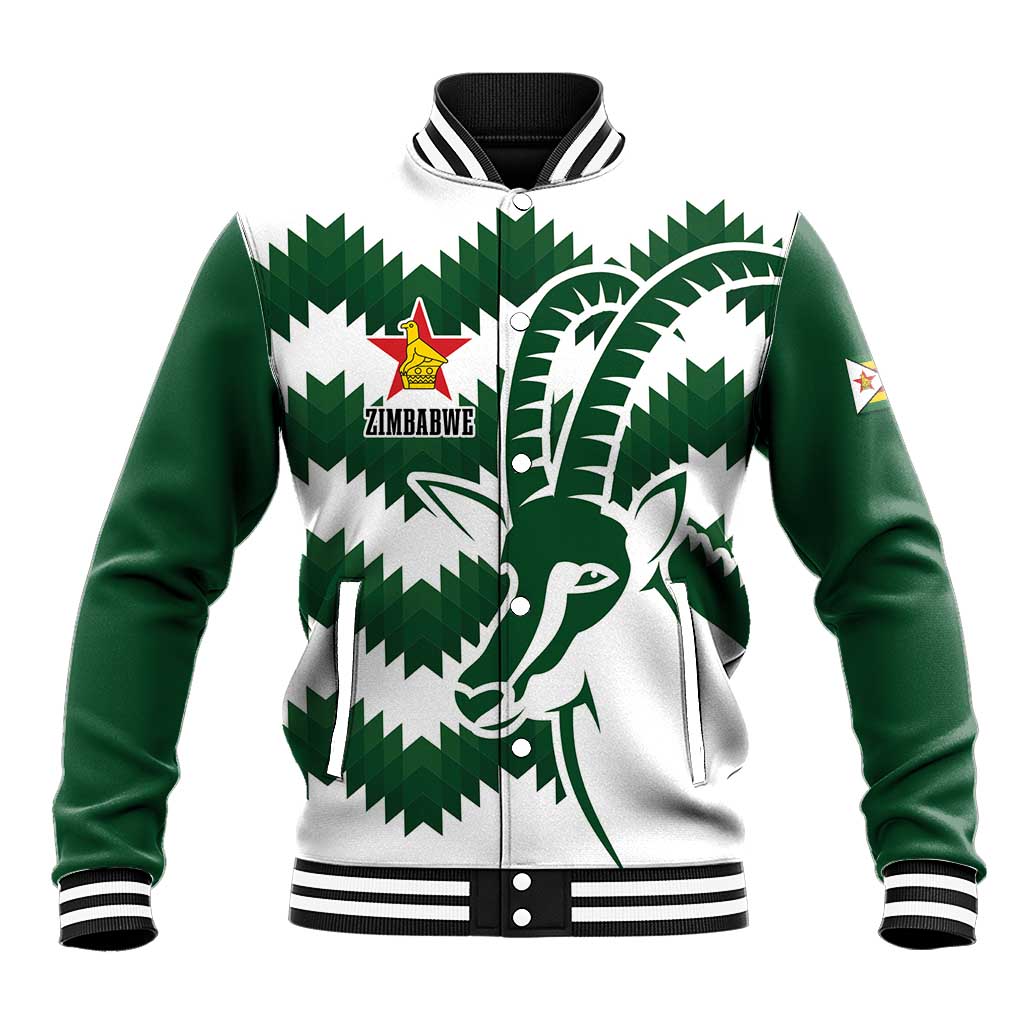 Zimbabwe Rugby The Sables Personalized Baseball Jacket Retro Jersey Inspired - African Pride