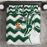 Zimbabwe Rugby The Sables Personalized Bedding Set Retro Jersey Inspired - African Pride
