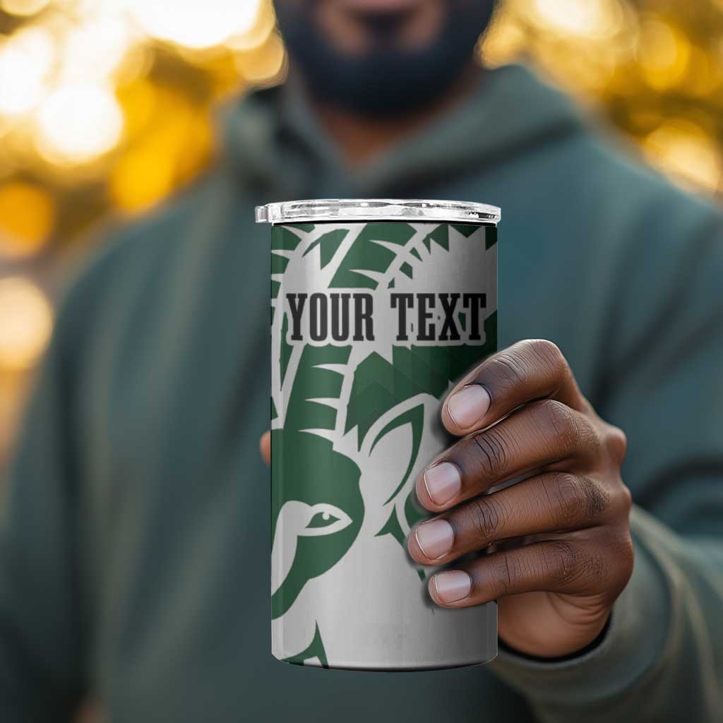 Zimbabwe Rugby The Sables Personalized 4 in 1 Can Cooler Tumbler Retro Jersey Inspired - African Pride