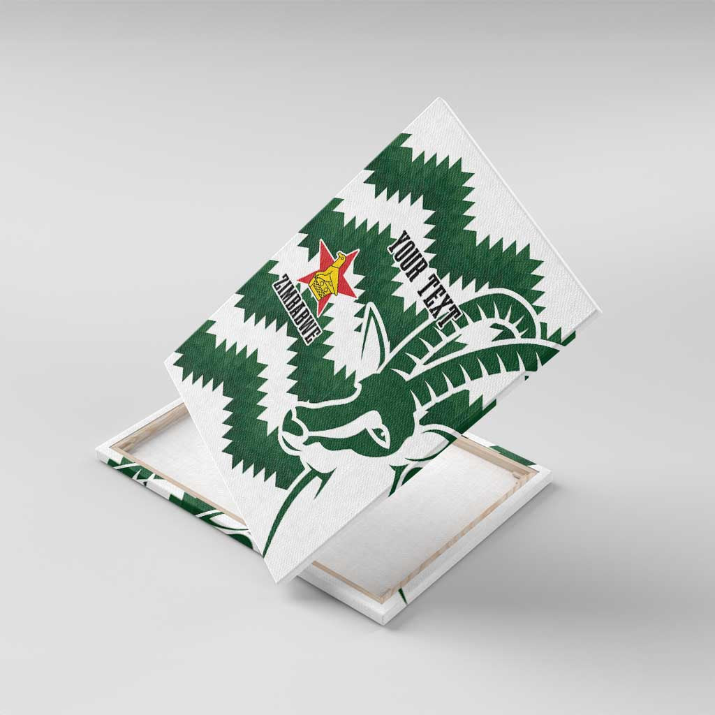 Zimbabwe Rugby The Sables Personalized Canvas Wall Art Retro Jersey Inspired - African Pride