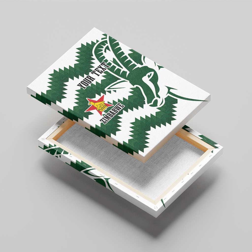 Zimbabwe Rugby The Sables Personalized Canvas Wall Art Retro Jersey Inspired - African Pride