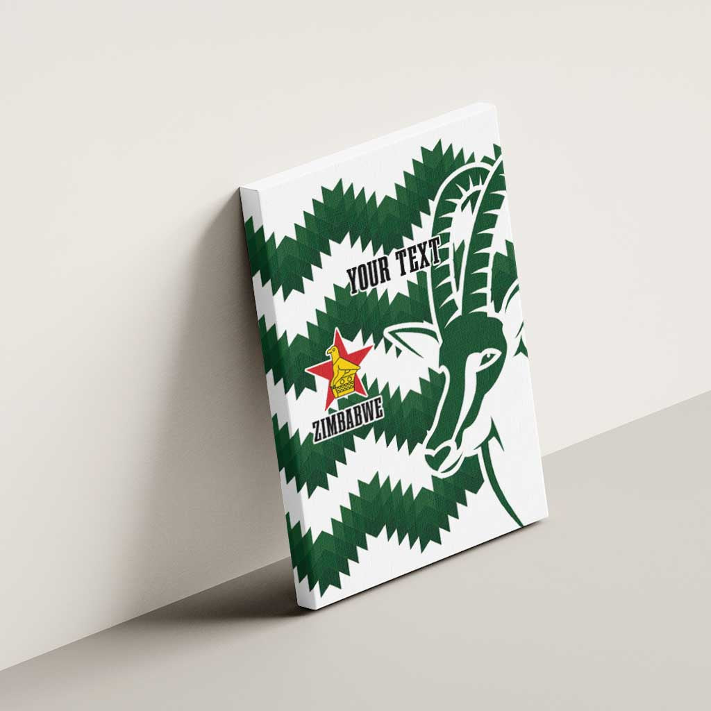 Zimbabwe Rugby The Sables Personalized Canvas Wall Art Retro Jersey Inspired - African Pride